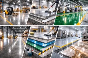 Промышленные полы: особенности, виды и сферы применения бетонных и полимерных наливных покрытий