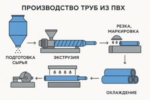 Трубы ПВХ от изготовителя: технология, применение и особенности производства на примере компании «Аквапласт»