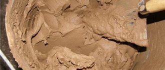 Глина и песок для печки пропорции