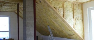 Insulated walls and ceiling