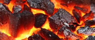 how coal burns