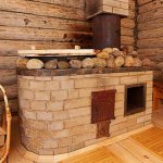 how to build a brick sauna stove