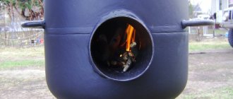 KCupe Blog Stove from a 200l barrel with steam heating