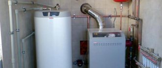 Efficiency of heating boilers