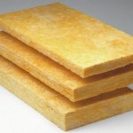 mineral wool of different thicknesses