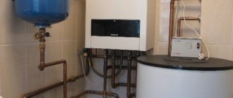 Wall mounted with boiler