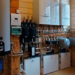 Heating by gas boiler
