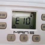 Error E10 on the Baxi control panel