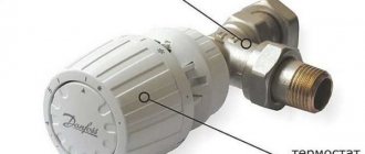 Control valve for heating radiator