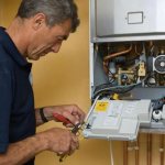 Gas water heater repair