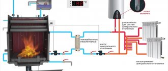 combination of heating devices