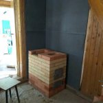Construction of a small brick stove