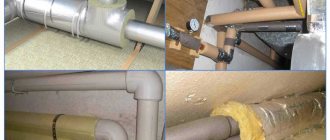 Thermal insulation for heating pipes