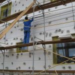Insulating the facade with foam plastic