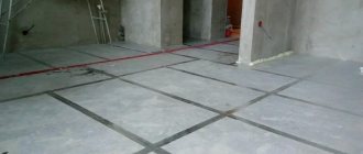 Floor insulation with penoplex