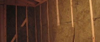 insulation of basement walls