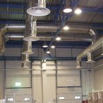 air heating of production premises